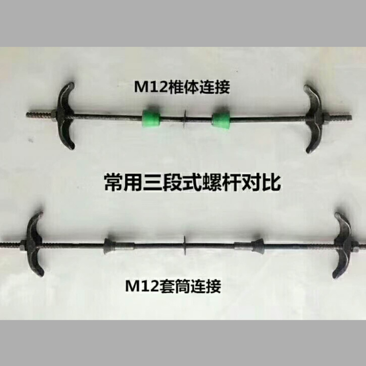 使用新型三段式止水螺桿如何支模板的？(圖1)